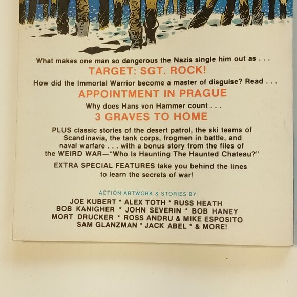 DC COMICS Books Vintage 1979 Secret Origins Super-Heroes SGT ROCK'S BATTLE EXC - Picture 12 of 12